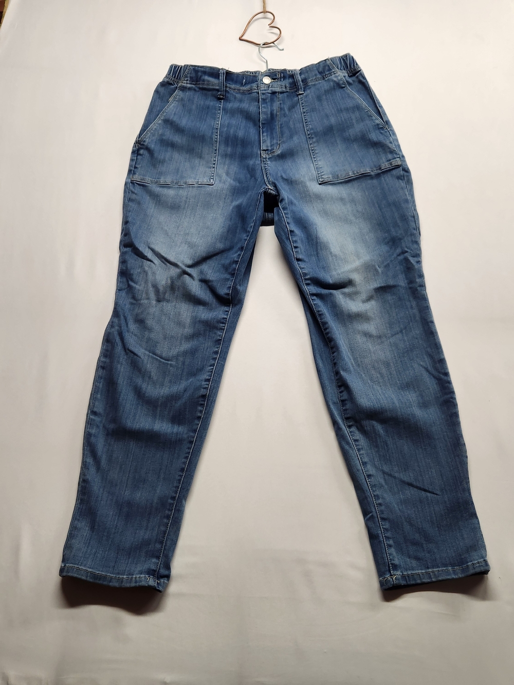⭐️Judy Blue Pull On Denim Joggers Jeans Plus 16W JB88496 High Rise Utility